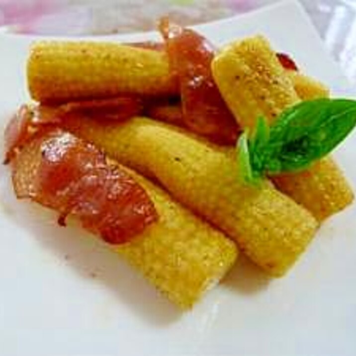 美味しい ヤングコーンのバター炒め レシピ 作り方 By 手作り大好き さくら 楽天レシピ